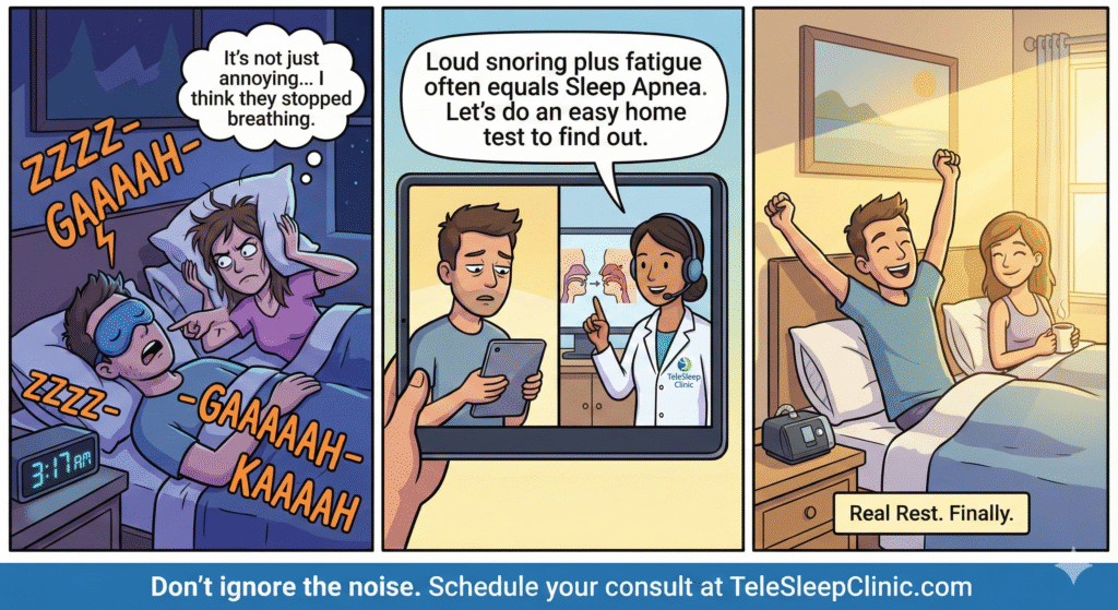 Snoring being addressed at telesleeplinic.com