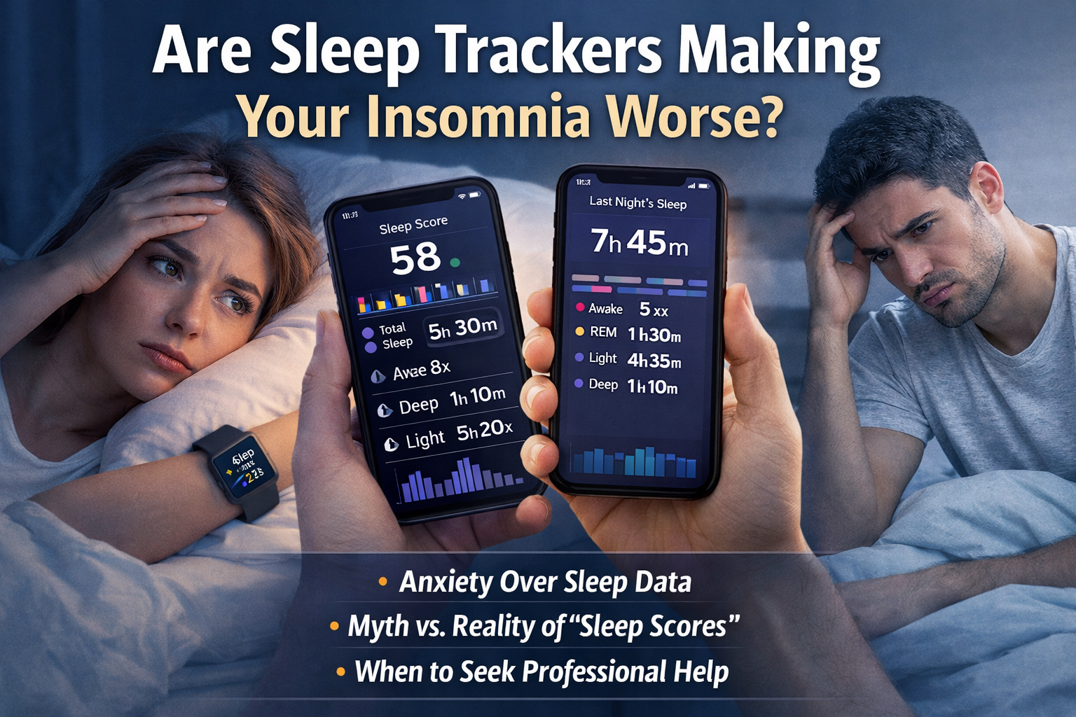 Can Sleep Trackers and Smartwatches Make Insomnia Worse?